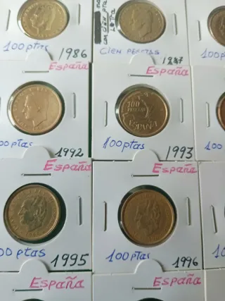 Monedas España 100 Pesetas (Varias)