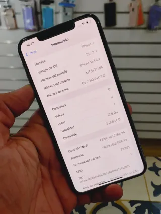 iPhone XS Max 256 GB Plata