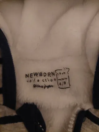 Buzo bebé invierno T.6-9 meses