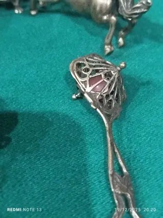 Set 5 miniature argento vintage