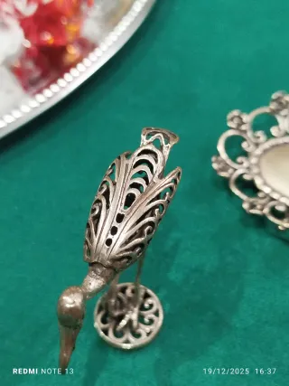 Set 5 miniature argento vintage