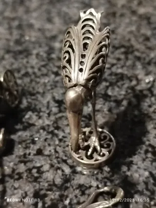 Set 5 miniature argento vintage