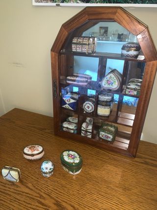 Conjunto +10 Cajitas Porcelana Flores