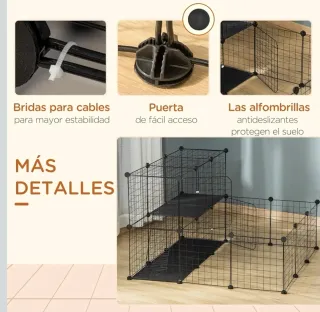 Jaula metalica modular 30 piezas.