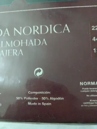 Funda Nórdica Trovador 135cm + Bajera