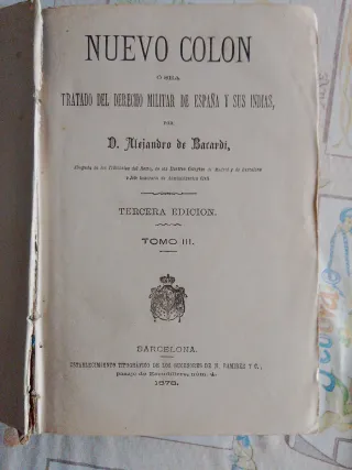 Libro antiguo 1878