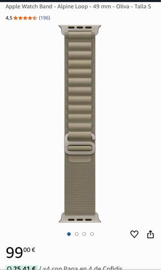 Correa Apple Watch Ultra 49mm Alpine Loop Beige