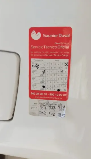 Caldera Vaillant Blanca