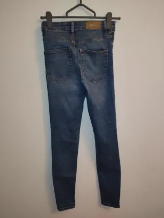 Pantalón vaquero mujer Pull&Bear azul