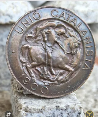 Moneda Unión Catalanista 1900 EBC