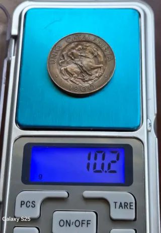 Moneda Unión Catalanista 1900 EBC