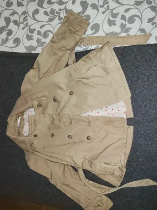 Gabardina Bimba y Lola Beige Talla 4/5