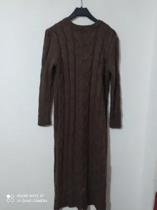 Vestido largo de punto invierno