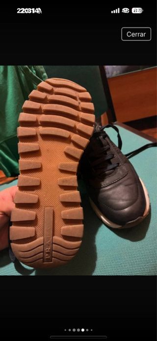 Zapatillas Prada Negras Talla 40