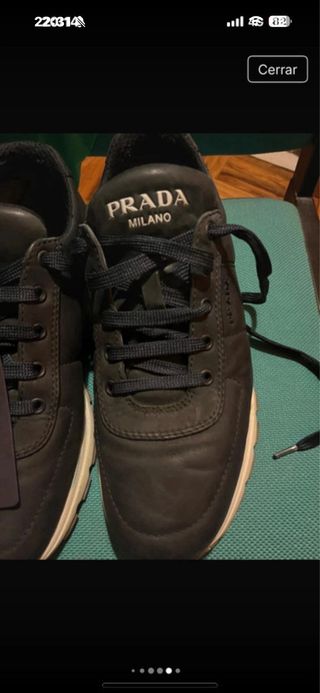 Zapatillas Prada Negras Talla 40