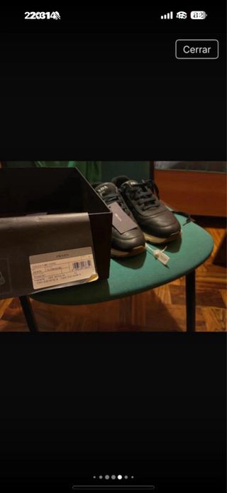 Zapatillas Prada Negras Talla 40