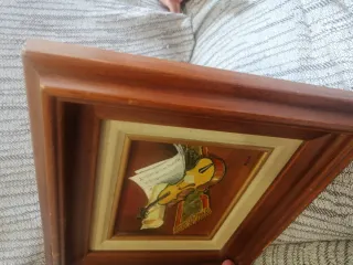 Cuadro Óleo Violín por Ochoa