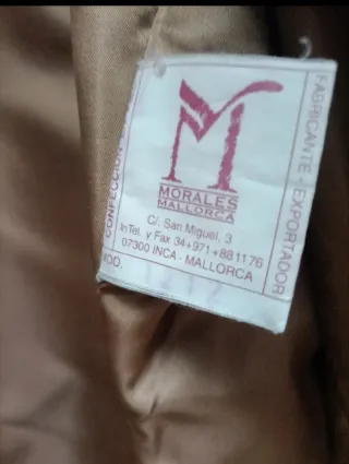 Americana piel beige T40