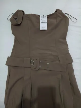 Vestito Zara Taglia S Marrone Nuovo