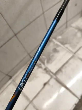 3 cañas eging + carrete Okuma 1000