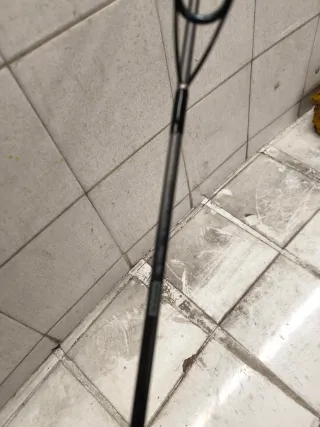 3 cañas eging + carrete Okuma 1000