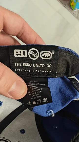 Gorra Ecko Unlimited Azul y Negra