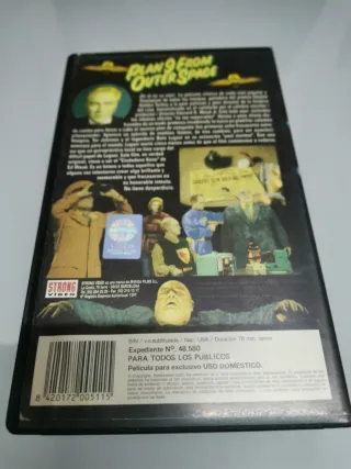 Plan 9 From Outer Space VHS Ed Wood