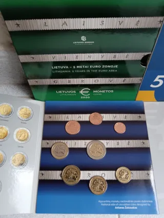 Lituania y Letonia 8 valores 2019 y 2020