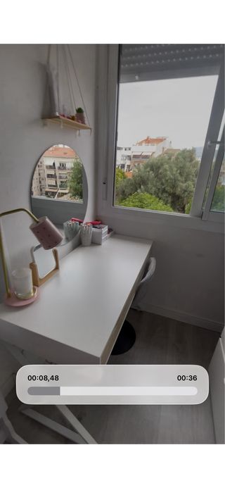 Escritorio juvenil metal y madera