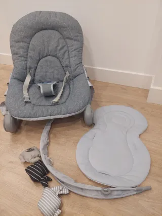 Hamaca bebé Chicco Hoopla gris