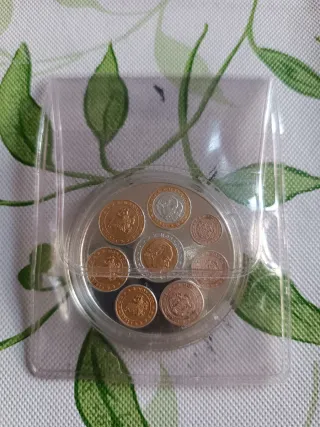 Onza d'argento monete Euro Monaco 2002