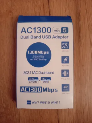 Tengo dos unidades Adaptador USB AC1300 Dual Band