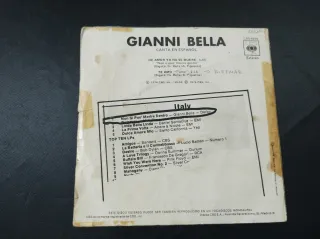 Gianni Bella - Disco single
