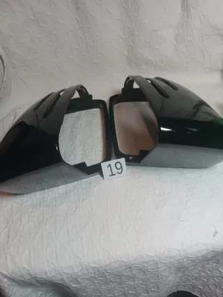 Tapas Cubiertas Espejo Coche Negro