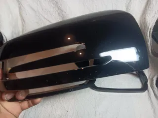 Tapas Cubiertas Espejo Coche Negro