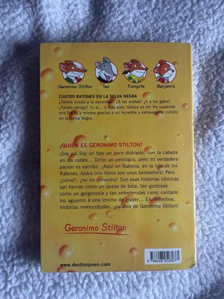 Libro Cuatro ratones en la selva negra-Geronimo St