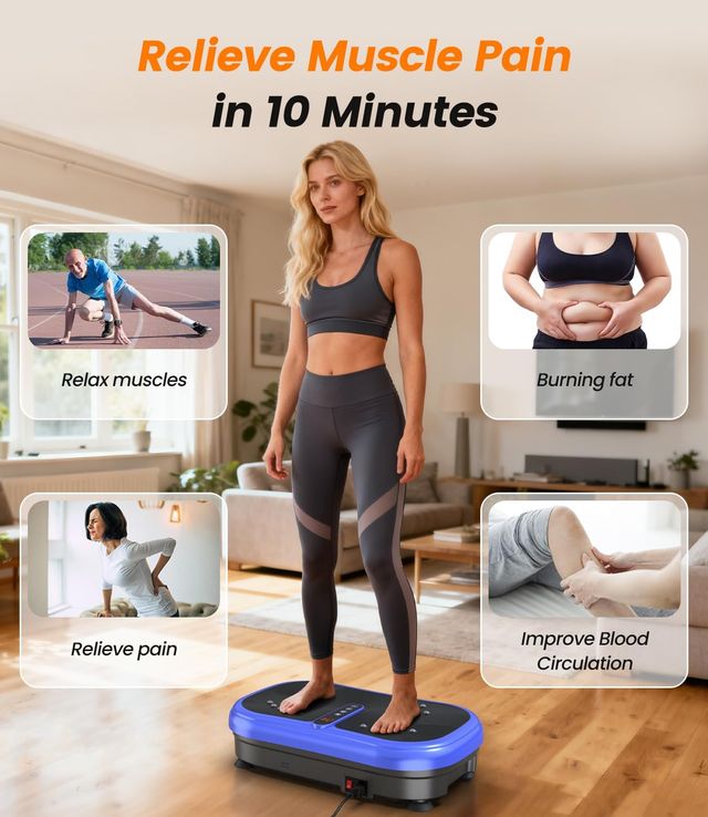 Plataforma Vibratoria 200W - 120 Niveles