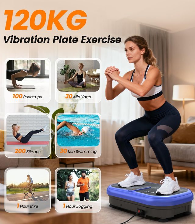 Plataforma Vibratoria 200W - 120 Niveles