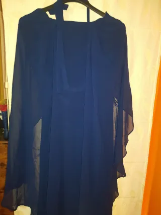 Vestido de fiesta azul Lamusa