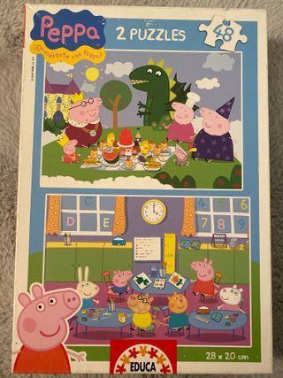 Puzzle Peppa Pig 2 Puzzles 48 Piezas