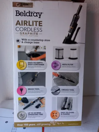 Aspiradora de mano Beldray sin estrenar