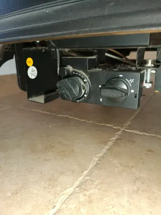 Estufa de gas decorativa negra Rebajada!!!