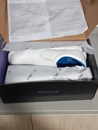 Zapatos de trabajo FORLI blancos y azules