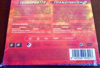 TRANSPORTER 1 y TRANSPORTER 2 NUEVO 2 DVD EMBALADO