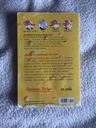 Libro ¡Salvemos a la ballena blanca!-Geronimo Stil