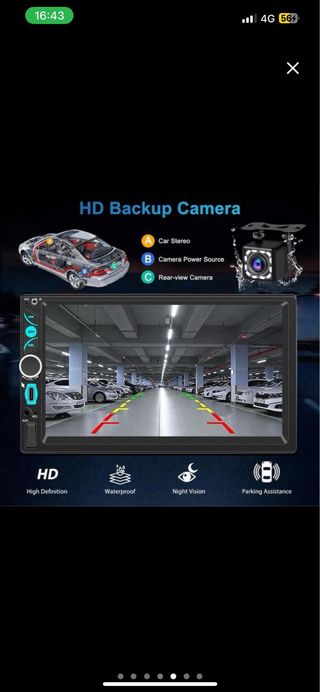 NUEVA Radio Coche 2 DIN CarPlay/Android Auto