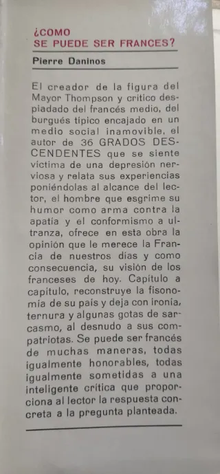 ¿Cómo se puede ser francés?