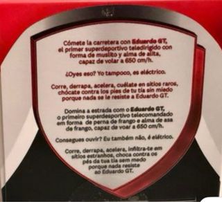 Eduardo GT KFC Coche de Colección