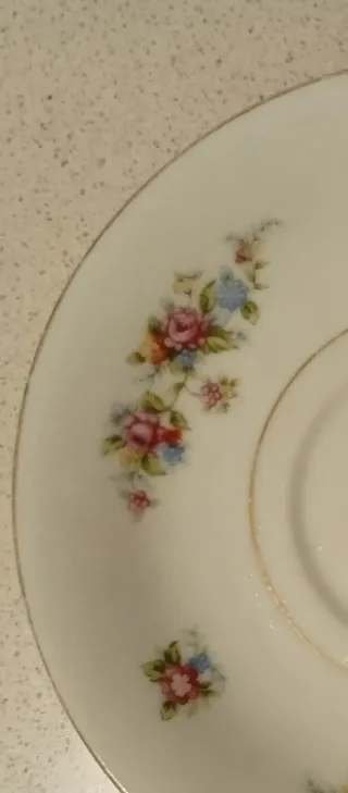 Set 6 Tazze da Thè Vintage Porcellana Rose