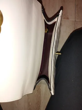 Bolso Chanel Blanco y Dorado